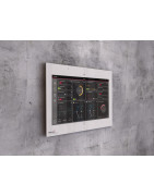 Control panels with touch screen, home automation